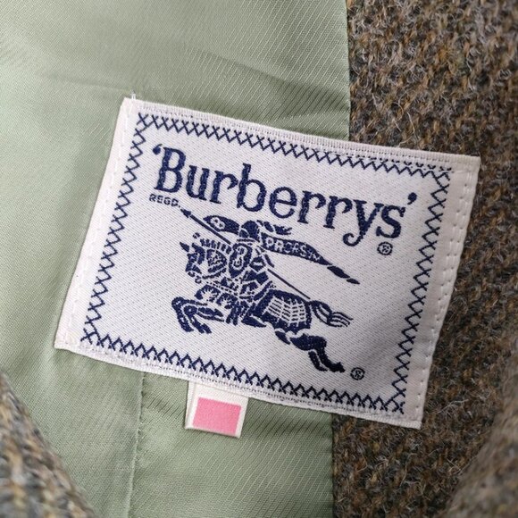 Burberry Ladies 100% Wool Jacket Size Small - Picture 6 of 15